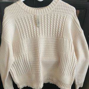 Madewell Cream Sweater—Brand New With Tags